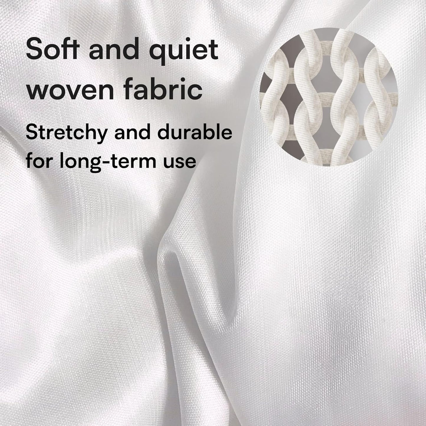 Ultra Soft Pillow Protectors with Zipper Queen Size - Set of 4 Breathable Pillow Covers - 100% Protection Against Stains, Dust & Dirt - Machine Washable (White)