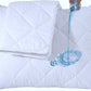 Waterproof Quilted Pillow Protectors Standard Ultra Soft Thick Pair 20x26 Inches Brushed Ultra Plush White Zippered Set of 2 Size Encasement