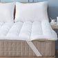 Niagara Mattress Topper Twin - Cooling Breathable Pillow Top Mattress Pad for Back Pain Relief - Deep Pocket Topper Fits 8-20 Inches Mattress