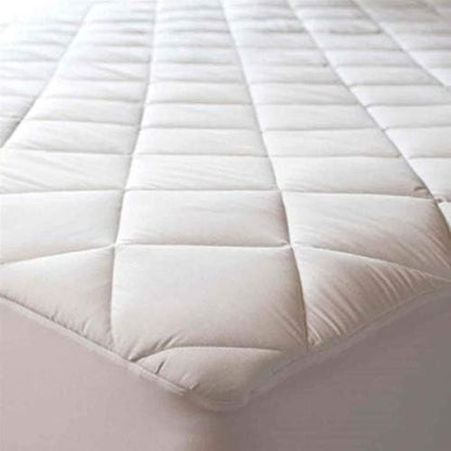 Niagara Cotton Mattress Pad Queen 60x80 - Non Noisy Cooling Breathable Ultra Plush Absorbent Protector Extra Deep Fits 20 Inches Deep Mattress