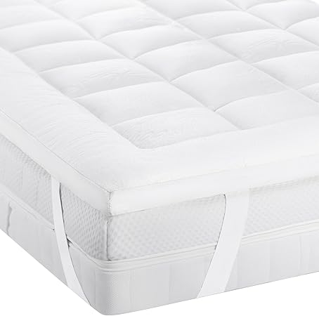 Twin Mattress Topper 2 inch Viscose Made from Bamboo - Cooling Breathable Pillow Top Mattress Pad for Back Pain Relief - Deep Pocket Topper Fits 8-20 Inches Mattress