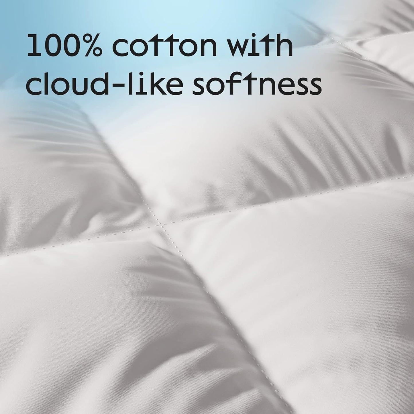 Niagara Cotton Mattress Pad Full 54x75 - Non Noisy Cooling Breathable Ultra Plush Absorbent Protector Extra Deep Fits 20 Inches Deep Mattress