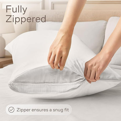 Ultra Soft Pillow Protectors with Zipper