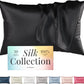 black silk pillow case