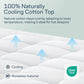 Cloud-Like Full Size Mattress Topper - 100% Cotton Top Mattress Pad for Back Pain Relief - Breathable & Naturally Cooling for Hot Sleepers