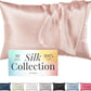 pink silk pillow case