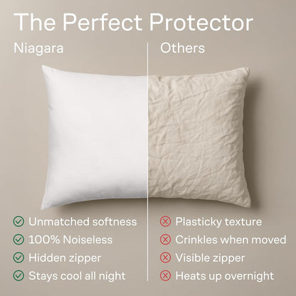 Ultra Soft Pillow Protectors with Zipper