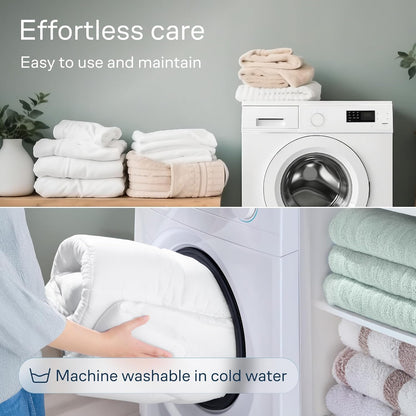 Niagara Cotton Twin XL Mattress Topper - Pillow Top Mattress Cover Quilted Fitted Cooling Topper for Back Pain Deep Pocket Fits 20 Inches (39x80 Inches)