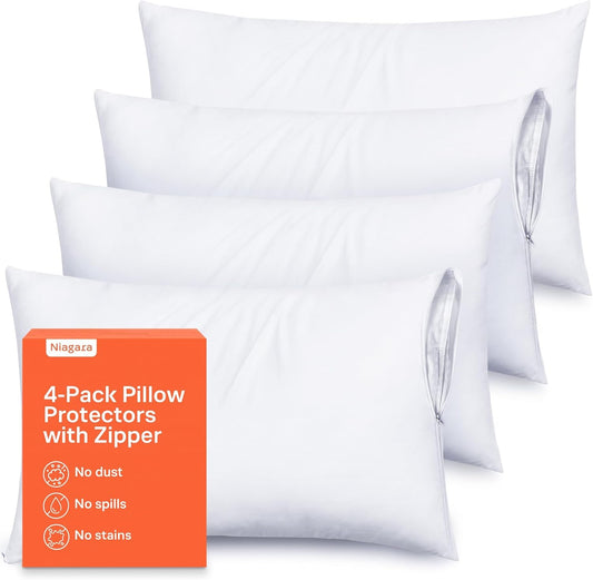 Ultra Soft Pillow Protectors with Zipper