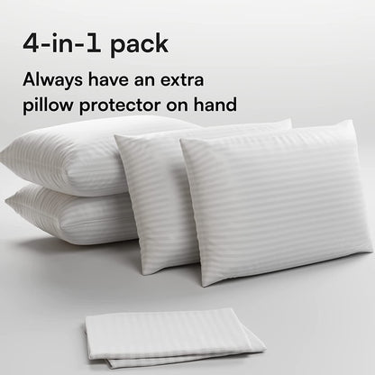 4 pillow protectors in 1 pack