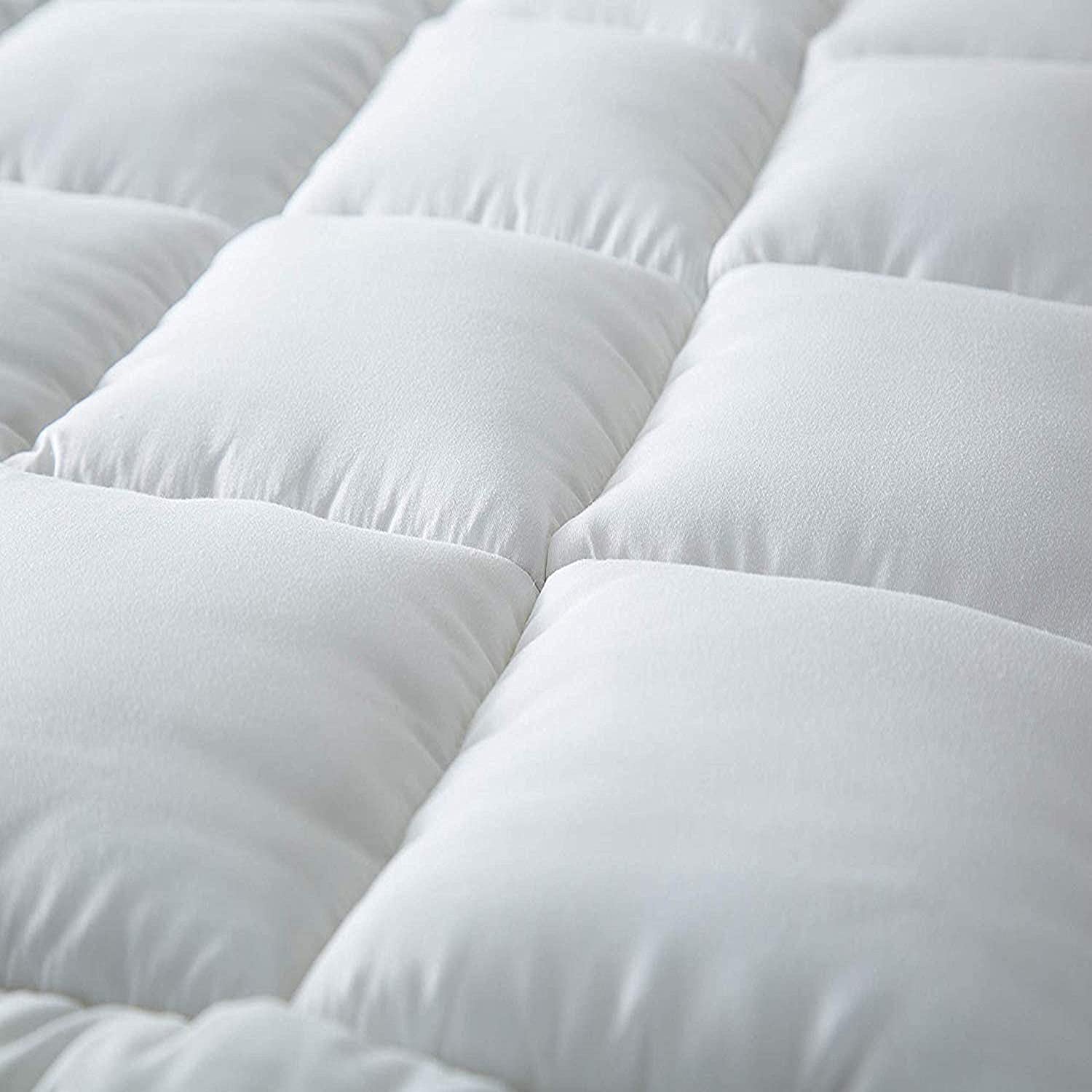 microfiber mattress topper-superior microfiber all season down alternative mattress topper – white-microfiber in mattress toppers-microfiber mattress topper hospitology product-hospitology microfiber quilted mattress pad & topper4